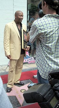 John talks to the press